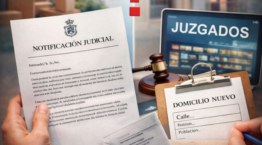 Notificación judicial en otro domicilio: qué hacer y cómo actuar