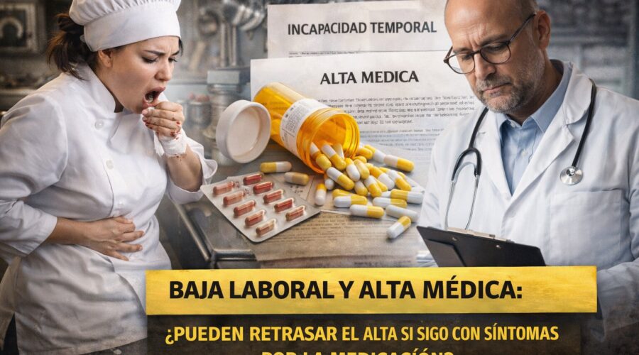 Baja laboral y alta médica: ¿pueden retrasar el alta si sigo con síntomas por la medicación?
